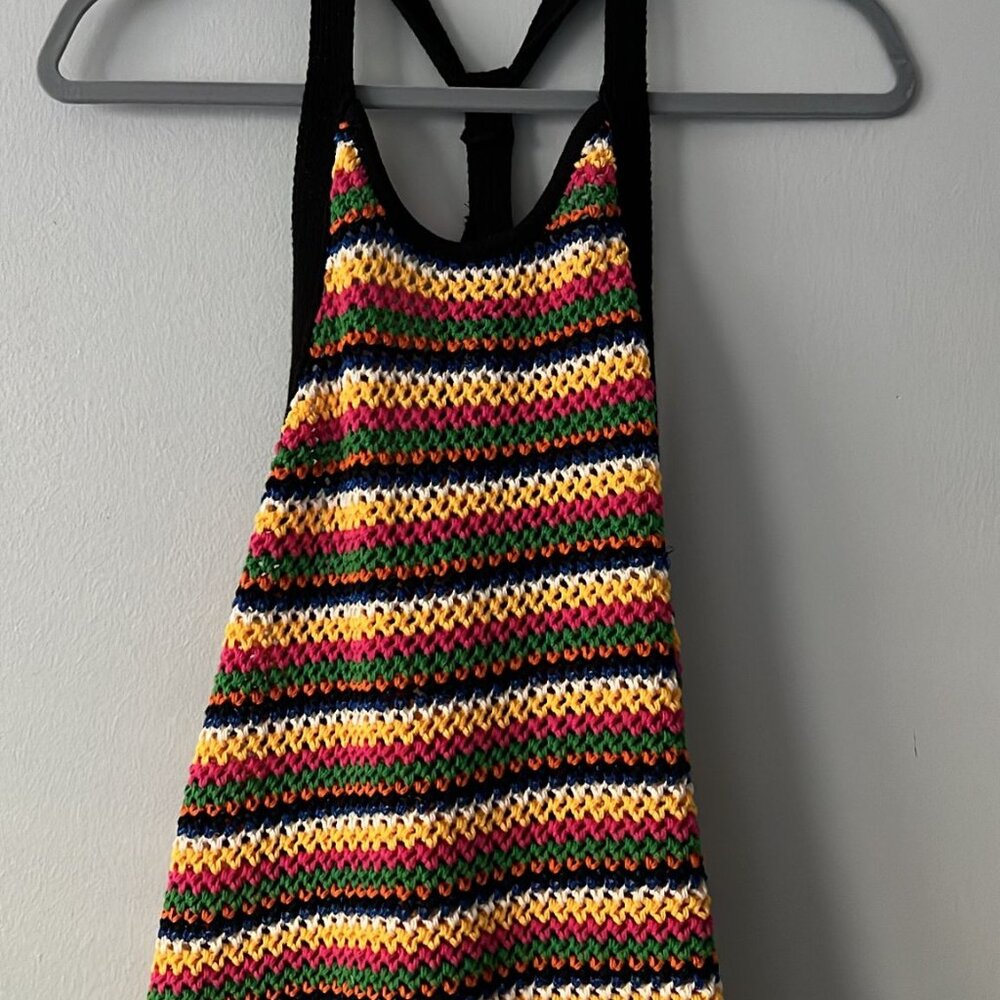 Zara Colorful Knit Sweater top